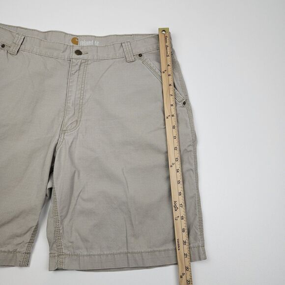 Carhartt Tacoma Ripstop Short Men's 40 Beige 9" Inseam Utility Workwear 100240 - Picture 7 of 10